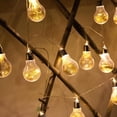 thumbnail image 4 of LINLIN Bulb String Lights, 20 LEDs Clear Bulb Lights Battery Operated Hanging Lights,LED Edison Bulb Fairy Lights Patio,Café Bars,Garden Bedroom Wedding Party Indoor Outdoor Decor, 4 of 9