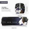 thumbnail image 3 of Honeii 2025 Happy New Year 2 Pattern Pencil Case, Pencil Pouch, Pencil Case Small, Pencil Pouch Aesthetic, PVC Pencil Pouch, Pencil Bag, Makeup Pouch, 3 of 7