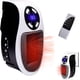 thumbnail image 1 of Calentador eléctrico mini de 800 W con enchufe, calentador eléctrico con termostato ajustable, temporizador y LED, calentador eléctrico portátil para interiores, calentador pequeño, 1 of 5