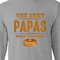 thumbnail image 4 of Inktastic Best Papas Make Pancakes Long Sleeve T-Shirt, 4 of 5