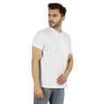 thumbnail image 5 of Inkmeso Solid Henley T-Shirt For Mens Cotton Short Sleeve Tee Shirts Pocket Shirt, 5 of 7