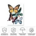 thumbnail image 3 of Melissa Wang 'Butterfly Swatches I' Outdoor All-Weather Wall Decor, 3 of 3