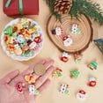 thumbnail image 3 of 64Pcs 16 Styles Christmas Resin Flatback Charms Holiday Cabochons Assorted Winter Xmas Tree Santa Claus Socking Deer Snowman Cabochon for DIY Crafting Jewelry Making Embellishments Supplies for DIY, 3 of 5
