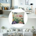 thumbnail image 5 of nygtbtfer Pillow Covers Set of 2, Colorful Floral Throw Pillow Covers Outdoor Spring Decorative Pillowcase for Couch Home Sofa Living Room White, 5 of 7