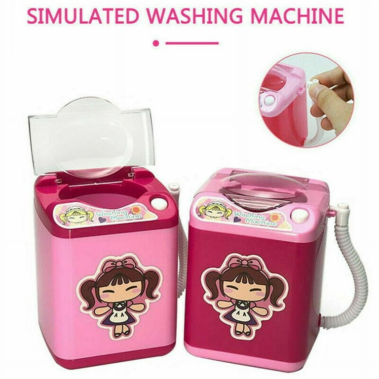 Makeup Brush Sponge Blender Washing Machine Girl Kid Toy Cleaner Mini Washer