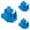 Blue, variant on Set of 3 ISA Ignition Coils Compatible with 1986-2009 Buick Allure Lacrosse LeSabre Pontiac 6000 Fiero Chevrolet Cavalier V6 3.8L Replacement for DR39 C849