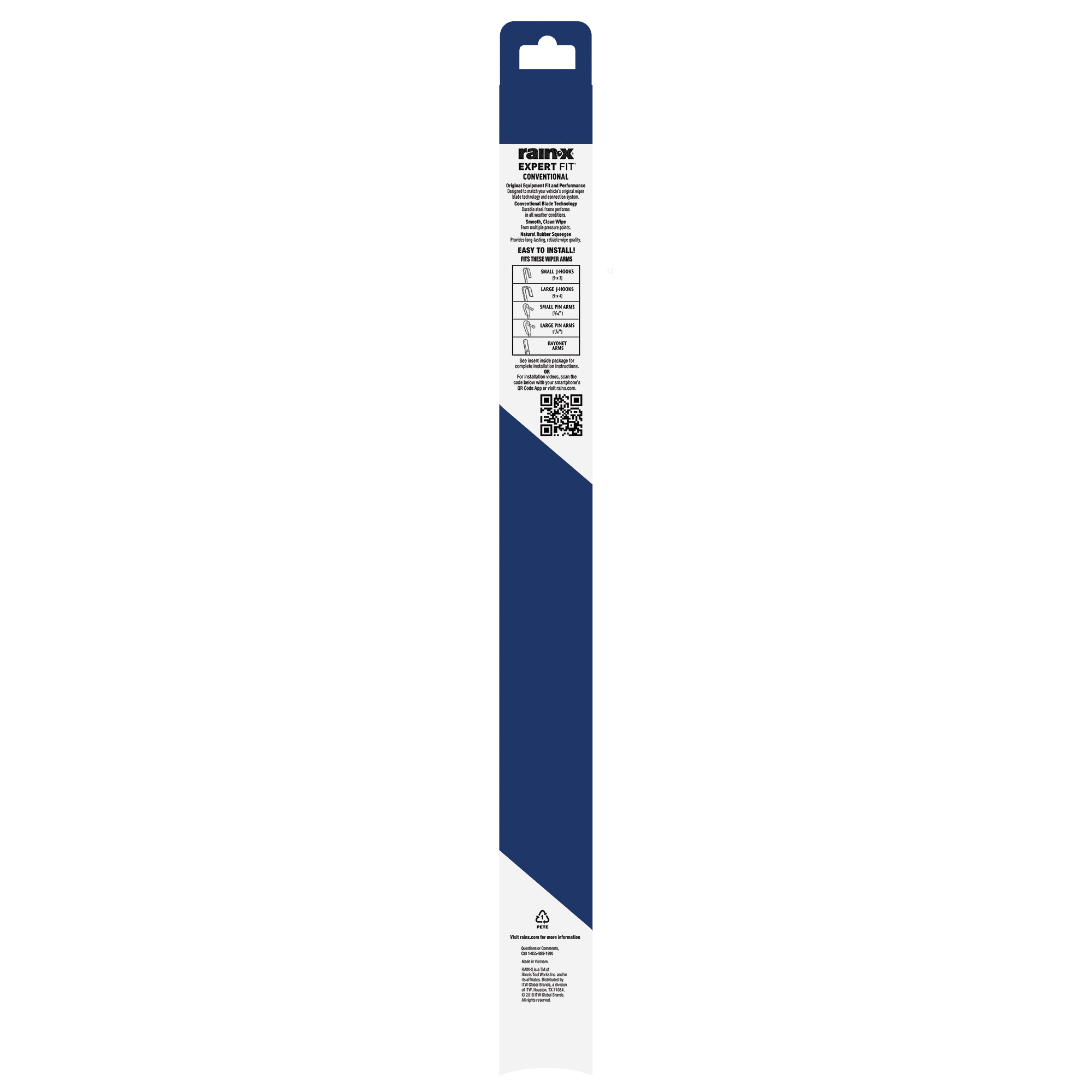 (2 pack) Rain-X Expert Fit Conventional Windshield Wiper Blade C-28 - 860028