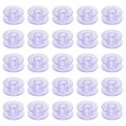 thumbnail image 3 of Laklulu 25 bobinas para máquina de coser, bobina de bordado multifuncional de plástico morado con caja de almacenamiento para máquina de coser Baifu, 3 of 6