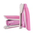 thumbnail image 4 of Incourage Spring-Powered Desktop Stapler, 20-Sheet Capacity, Pink/white | Bundle of 10 Each, 4 of 7