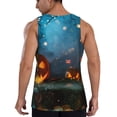 thumbnail image 6 of Rocae Spooky Halloween for Men's Workout Tank Top Men's Running Tank Top Dry Fit Athletic Workout Tank TopsSmall, 6 of 9