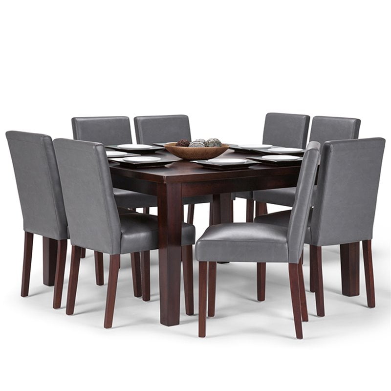Simpli Home Ashford 9 Piece Dining Set Walmart Com Walmart Com