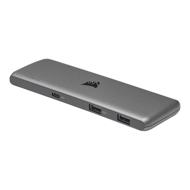 CORSAIR USB100 - Hub - 4 x SuperSpeed USB 3.0 + 3 x USB-C - desktop