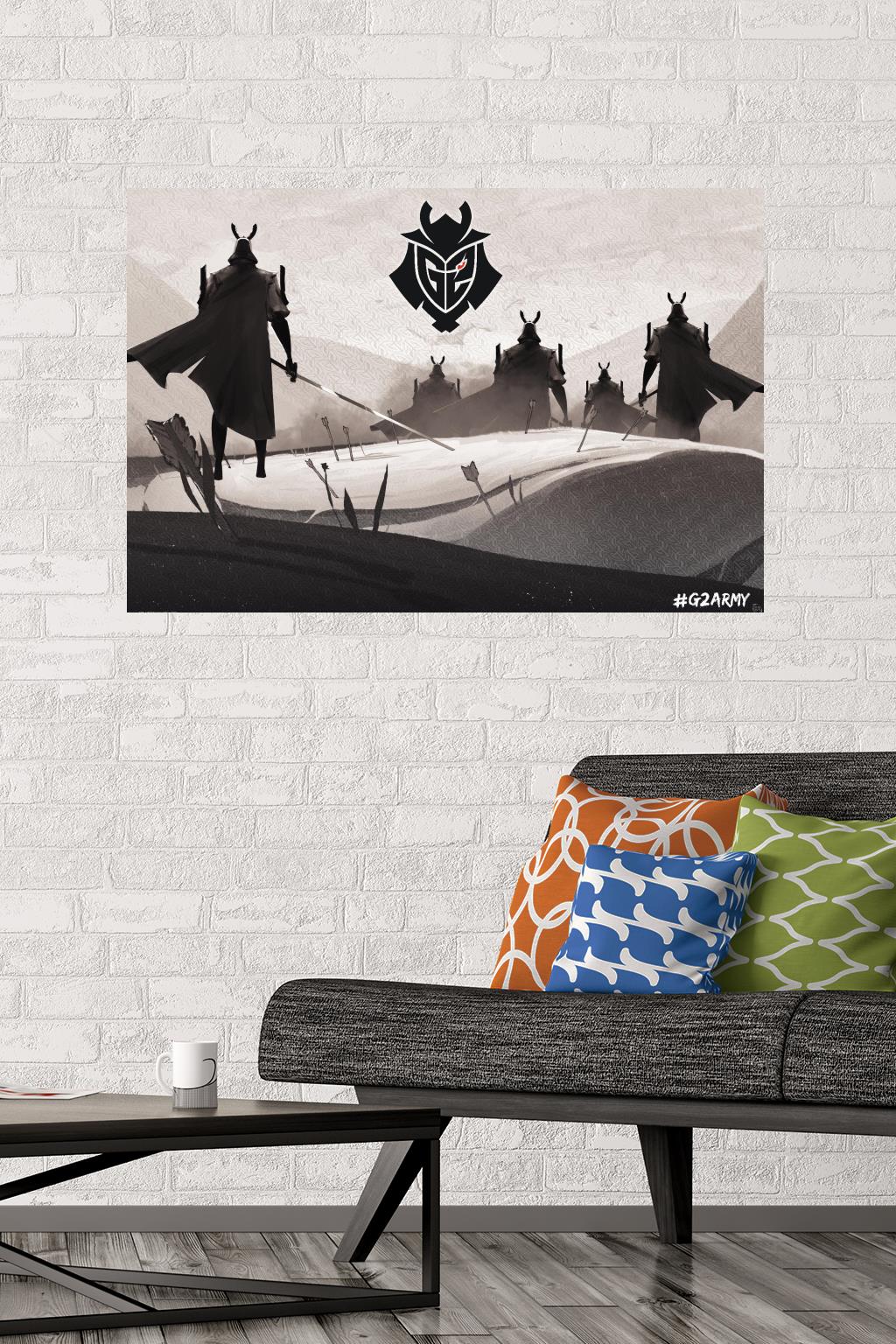 G2 Esports - Samurai Wall Poster, 22.375" x 34"