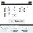 thumbnail image 5 of Amerock Appoint Oil-Rubbed Bronze 18 inch (457mm) Towel Bar, 5 of 8