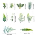 thumbnail image 5 of SPRING PARK 10Pcs Artificial Glitter Fern Leaves Stems Christmas Ornaments Xmas Wedding Decor, 5 of 7