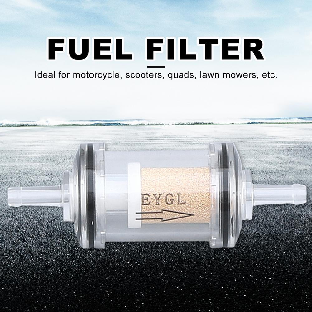 As Shown - Inline Fuel Filter for Gasoline Engine, Universal High Flow Replacement, Small Engine for Car