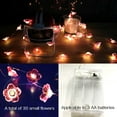 thumbnail image 4 of Pink Flower String Lights Battery Operated 13FT 40 LED 3d Cherry Blossom Fairy Lights Decorations for Girls Kids Bedroom Indoor Outdoor Wedding Birthday Party Wall Decor, 4 of 7