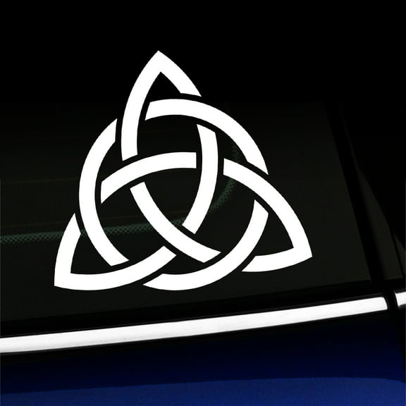 Trinity Knot - Vinyl Car Decal - Choose Color - [WHITE]
