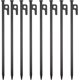thumbnail image 1 of Paquete de 8 estacas para tienda de campaña, estacas de acero resistentes de 12 pulgadas para acampar, irrompibles e inflexibles, 1 of 5