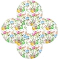 thumbnail image 2 of Coolnut Easter Bunny Eggs Round Placemats Waterproof Non-Slip Washable Place Mats Polyester Table Mats Set of 1 Heat Resistant for Home Kitchen Holiday Party Home Decor Gifts, 2 of 7