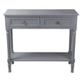 thumbnail image 1 of Privilege International Light Grey 2 Drawer Console Table, 1 of 1