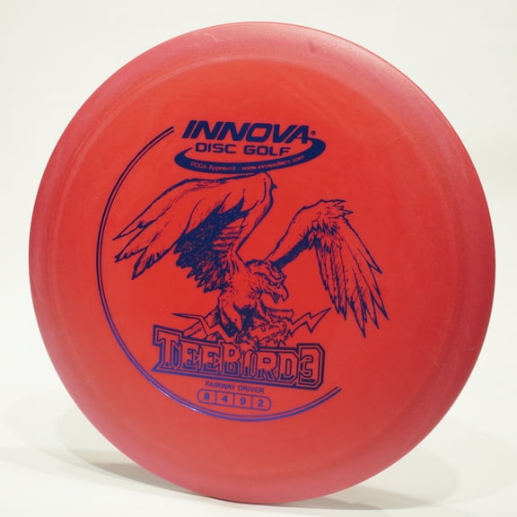 Innova DX Teebird3 Disc Golf Fairway Driver, Pick Color/Weight [Stamp & Exact Color May Vary] Red 175-176 grams