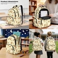 thumbnail image 3 of DISNIMO 3pcs Kids Backpack for Boys, Dachshund Baseball Print Students Book Bag with Multiple Pockets, 17 Inch School Backpack Lunch Bag Pencil Case Set, Back to School Gift, 3 of 7