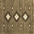 thumbnail image 1 of Ahgly Company Indoor Square Abstract Brown Contemporary Area Rugs, 5' Square, 1 of 4