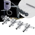thumbnail image 3 of 5PCS Stainless Steel Fish Tank Airflow Control Regulating Valve Aquarium Air Pump Accessories4 Way, 3 of 10