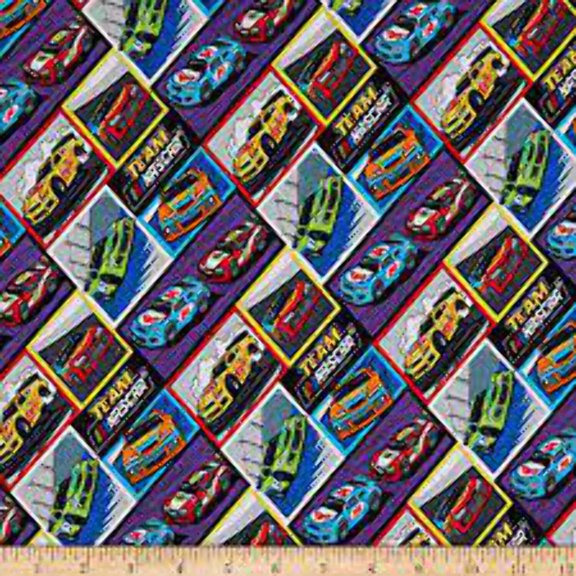 Handmade Valance, Curtain Panel, or Pillow Cover TEAM NASCAR patch