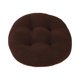 thumbnail image 3 of Almohadilla de almohada redonda de la almohadilla de 18 pulgadas de colchón de heces para sillas de comedor en casa marrón oscuro, 3 of 8