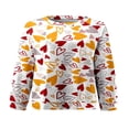 thumbnail image 3 of AMERTEER Chandails en Molleton de la Saint-Valentin pour Femmes Manches Longues Col Rond Pull, 3 of 5