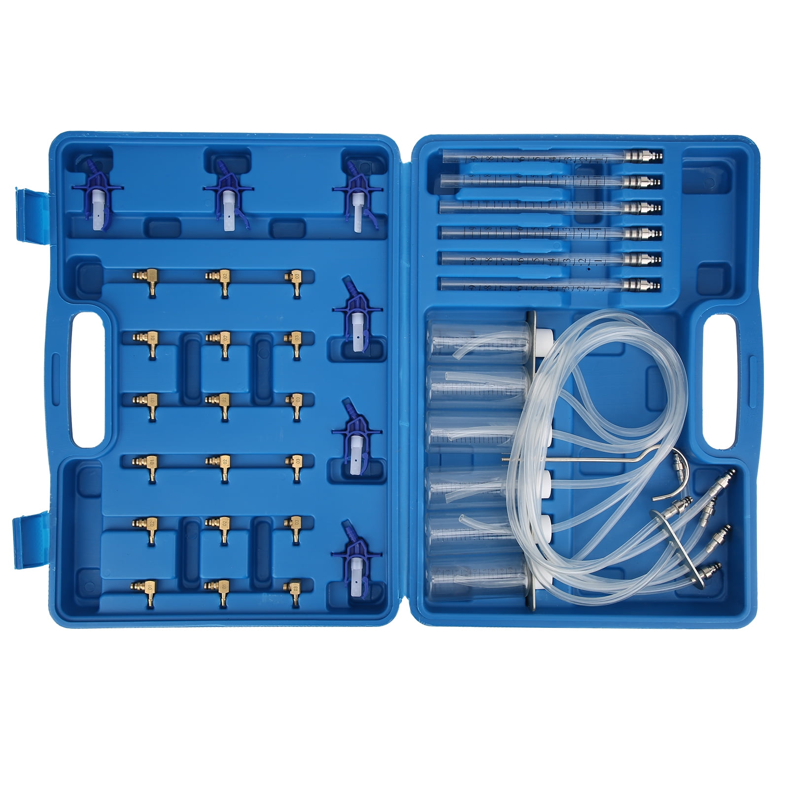 Meter Fuel Tester Set Common Rail Leak Off Test Kit For Injectors 6