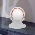 thumbnail image 1 of SOPOTUTU 3Pcs Portable Acrylic Ball Stand for Baseball Tennis Softball Golf Display Rack, 1 of 8