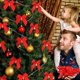 thumbnail image 3 of Lazo de Navidad de 12/36 piezas para el hogar, adornos de árbol de Navidad, color rojo, dorado, suministros de decoración de Año Nuevo 2024, 3 of 4