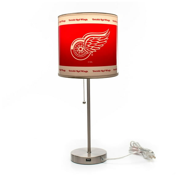 Imperial Detroit Red Wings Chrome Desk Lamp