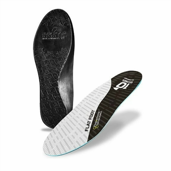 10 Seconds Flat Foot Insoles - Men's 7 / Women's 8.5