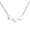 Triple Heart-Silver, variant on Stainless Steel Sliding Float Heart Shaped Charm Necklace