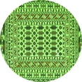 thumbnail image 1 of Ahgly Company Indoor Round Southwestern Green Country Area Rugs, 8' Round, 1 of 1
