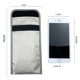 thumbnail image 2 of Security Bag Faraday Bag Anti-Radiation Cell Phone Case Signal Blocking Bag Shield GPS RFID Privacy Case Protection Smartphone 20*10CM silver..., 2 of 5