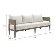 Foret Outdoor Collection Sofa Beige