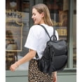 thumbnail image 2 of Mochila CLUCI para mujer, mochila de viaje, mochila grande de cuero para mujer, bolsos de hombro de diseñador a la moda con borla, 2 of 5