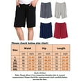 thumbnail image 2 of UKAP Men's Pajama Shorts Comfortable Lounge Plus Size Sleep PJ Shorts with Pockets, 2 of 3