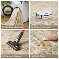thumbnail image 2 of SIXHOME 6'x9' Area Rug Washable Retro Living Room Bedroom Carpet Soft Floral Distressed Indoor Rug Beige, 2 of 8
