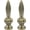 Bronze, variant on 2 Pack Lamp Finial Cap Knob, Lamp Finials Decoration Antique