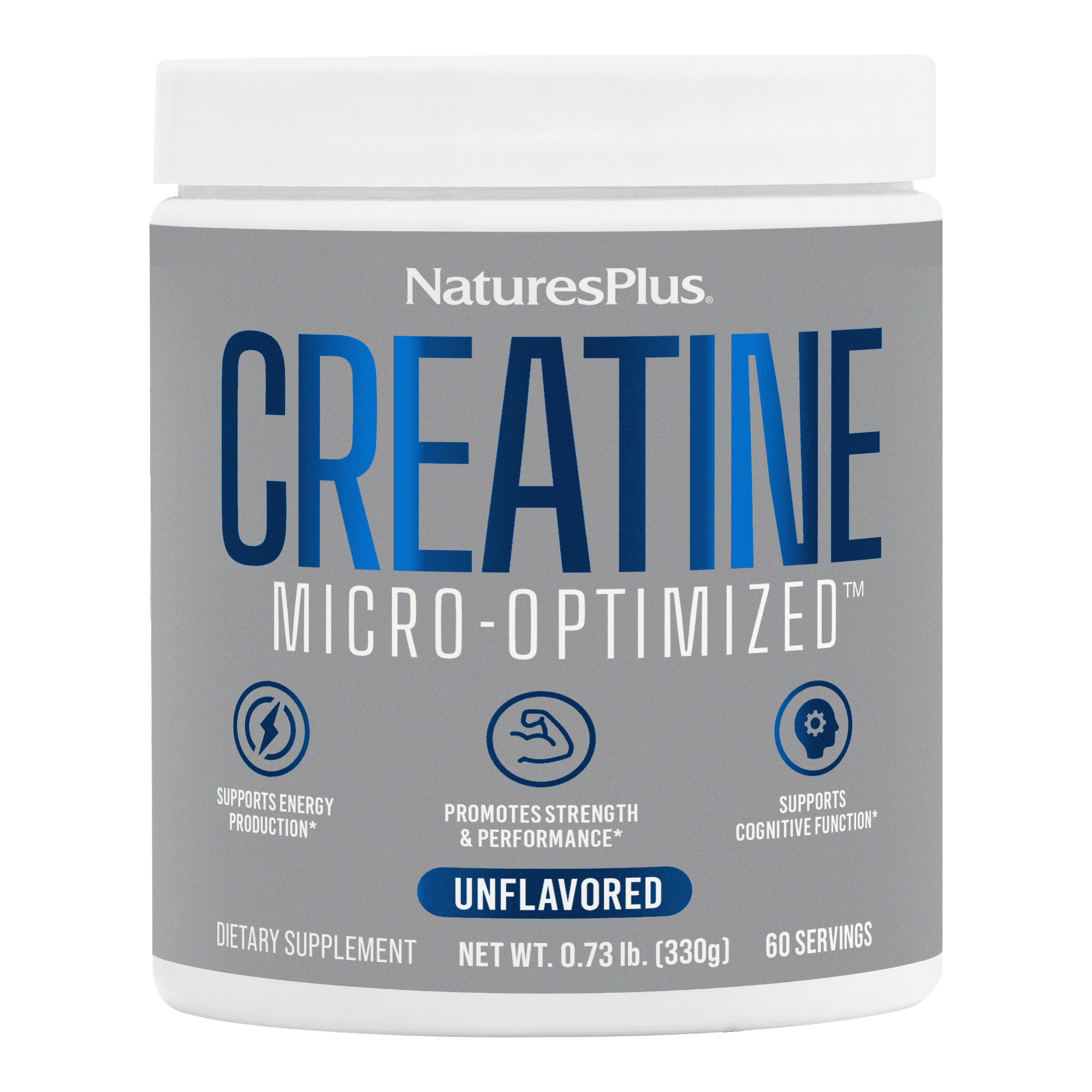 NaturesPlus Creatine Micro-Optimized Powder, Unflavored - 0.73 lbs