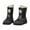 Black, variant on LYHaoo Girls Rain Boots Mid Calf Kids Booties For School Outdoor Play Comfortable Non Sole Lightweight Durable Everyday Wear Sizes 13 Beige(Big Kid)