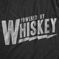 thumbnail image 2 of Mens Powered By Whiskey T Shirt Funny Sarcastic Drinking Vintage Retro Graphic Tee Graphic Tees, 2 of 9