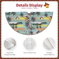 thumbnail image 3 of Fotbe Hawaiian Style Pattern Christmas Tree Skirt, Tree Skirts Plush Christmas Decorations, Christmas Tree Skirts Xmas Decorations Holiday Party Decor-36", 3 of 6