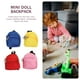 thumbnail image 5 of 4 mini mochilas escolares, modelo de mini casa, mochila para muñecas, adorno de microescena, 5 of 6